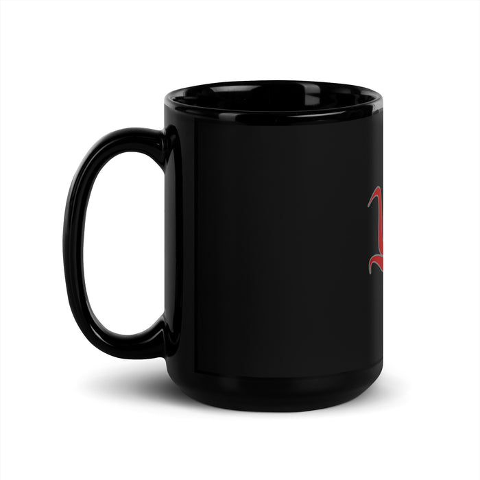 Octavum Black Glossy Mug