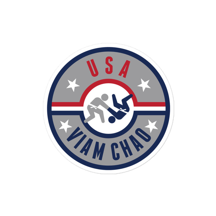 USA Viam Chao Sticker
